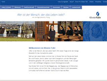 Tablet Screenshot of kloster-fahr.ch